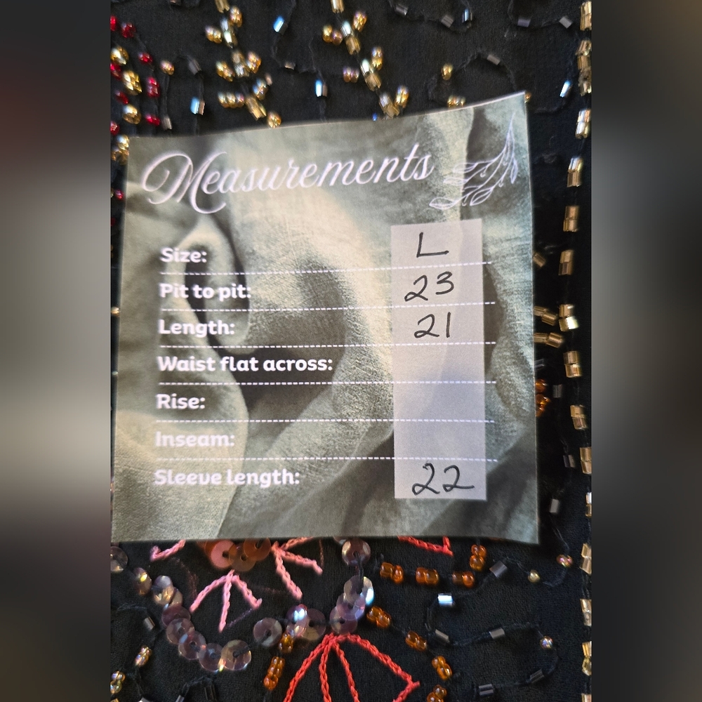 Indigo Moon Evening Jacket Large - image 6